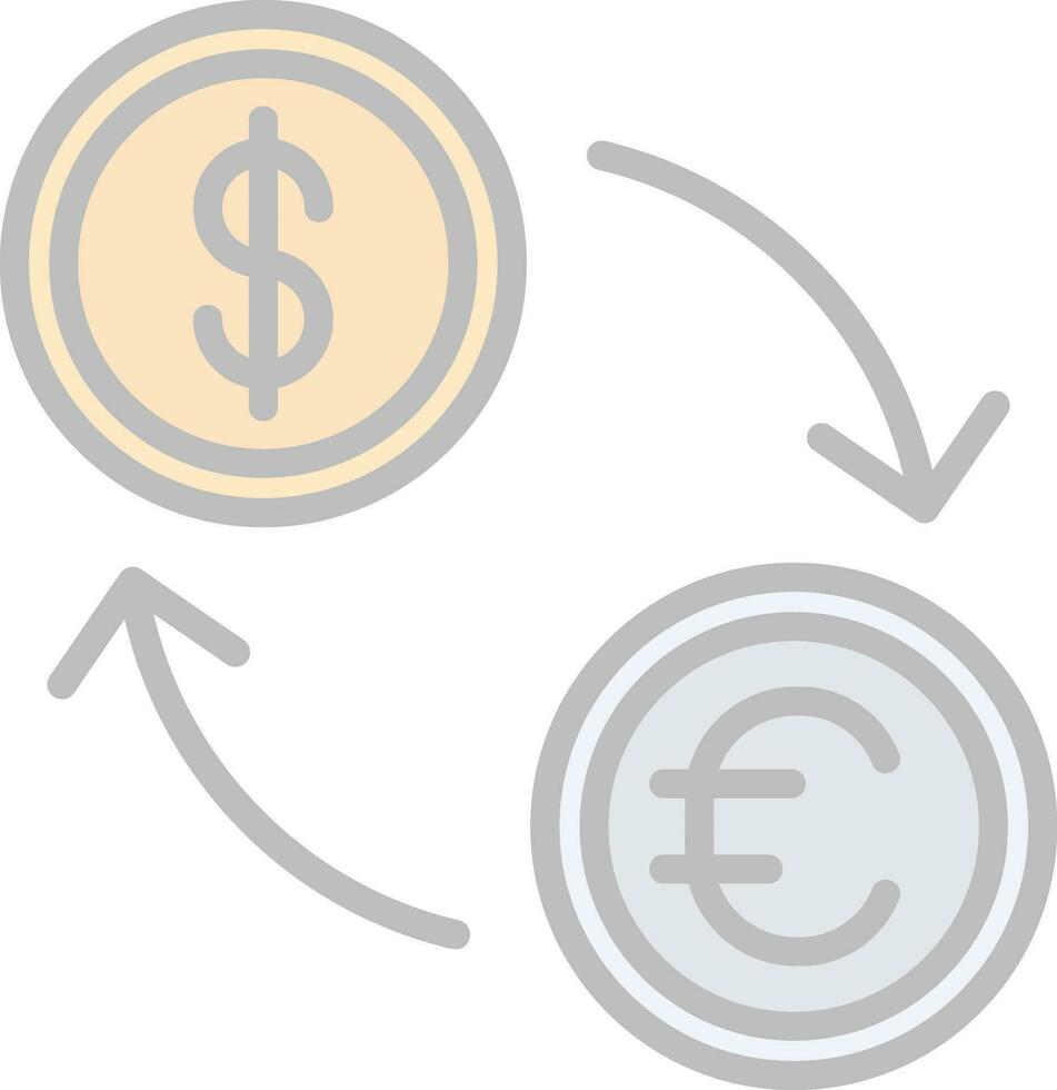 Currency exchange Vector Icon Design