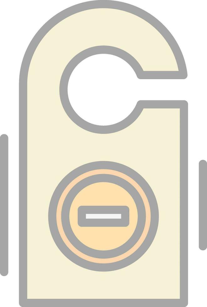 Do not disturb Vector Icon Design