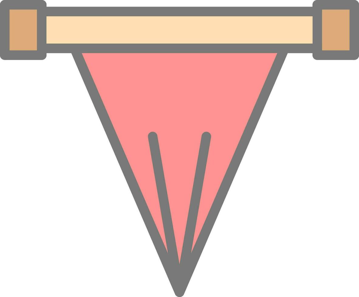 Offside flag Vector Icon Design