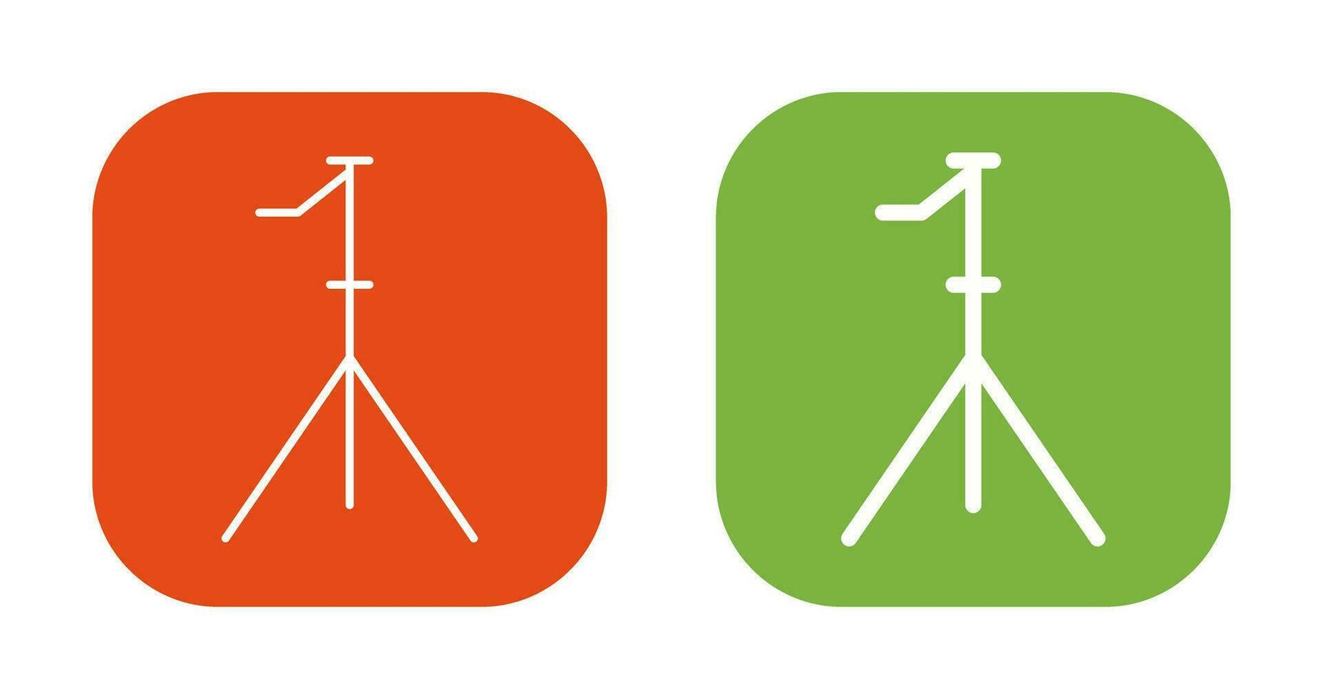 Unique Stand Vector Icon