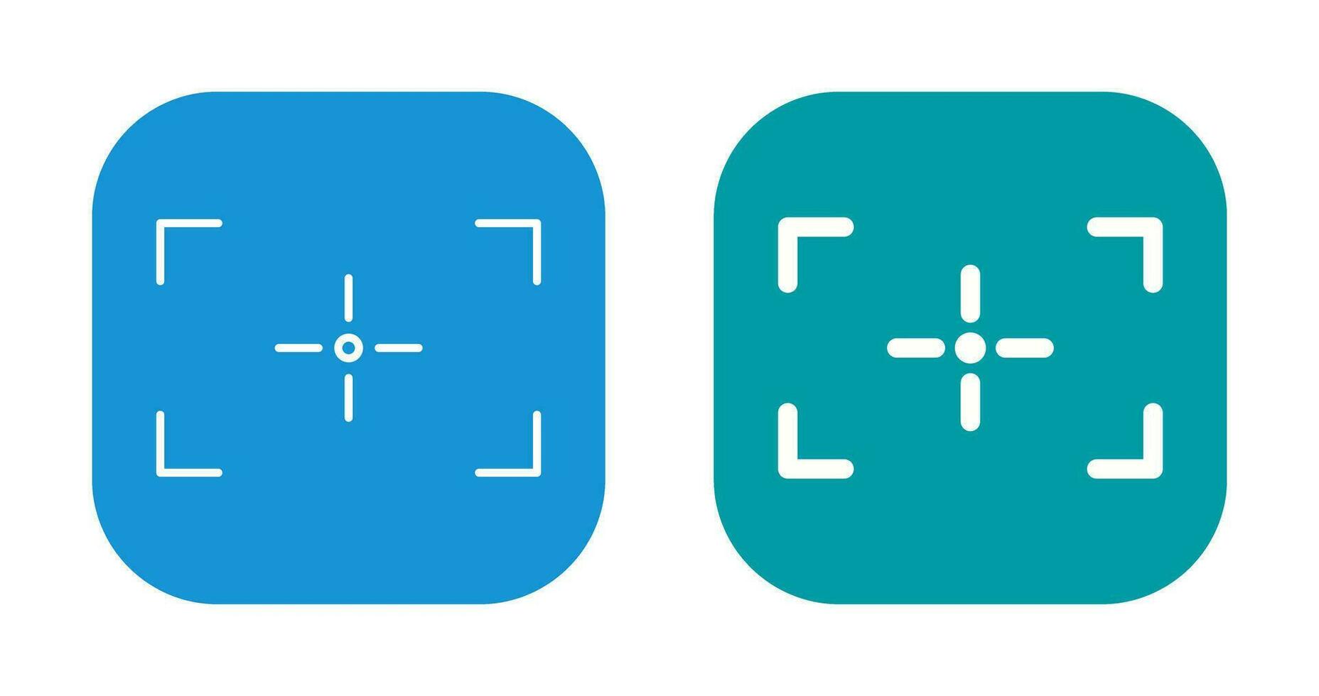 Unique Focus Vector Icon