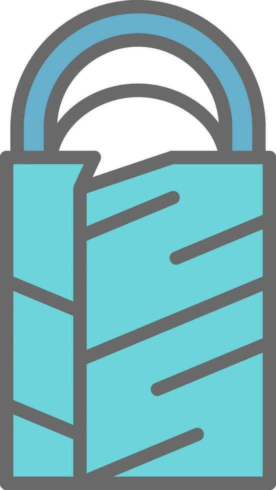 Sleeping bag Vector Icon Design