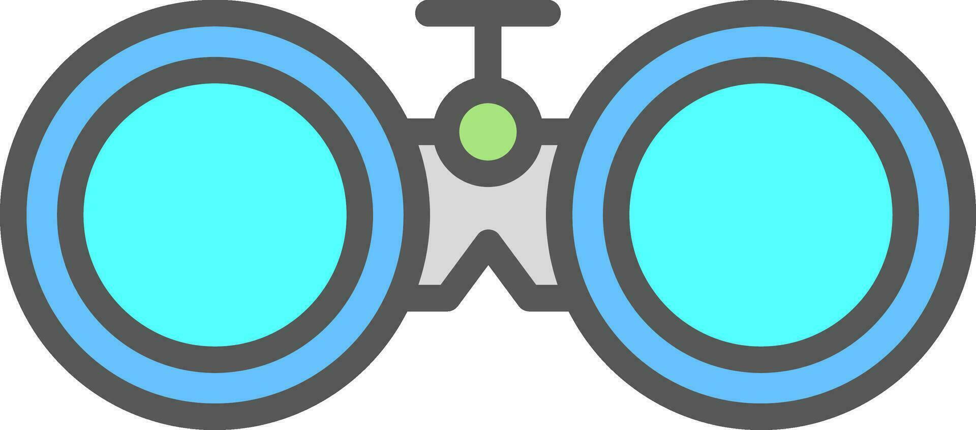Binoculars Vector Icon Design