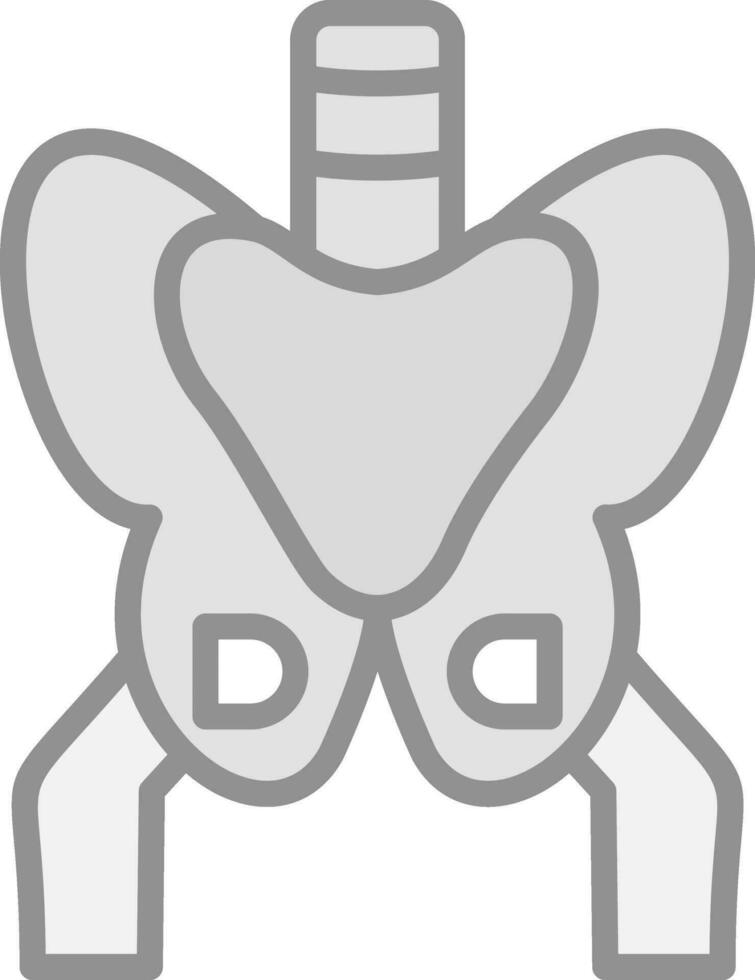 pelvis vector icono diseño