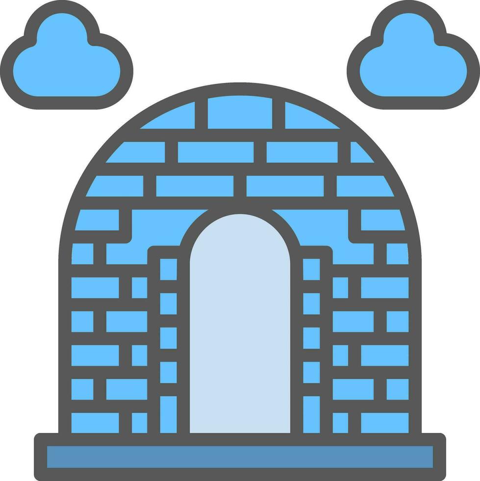 Igloo Vector Icon Design