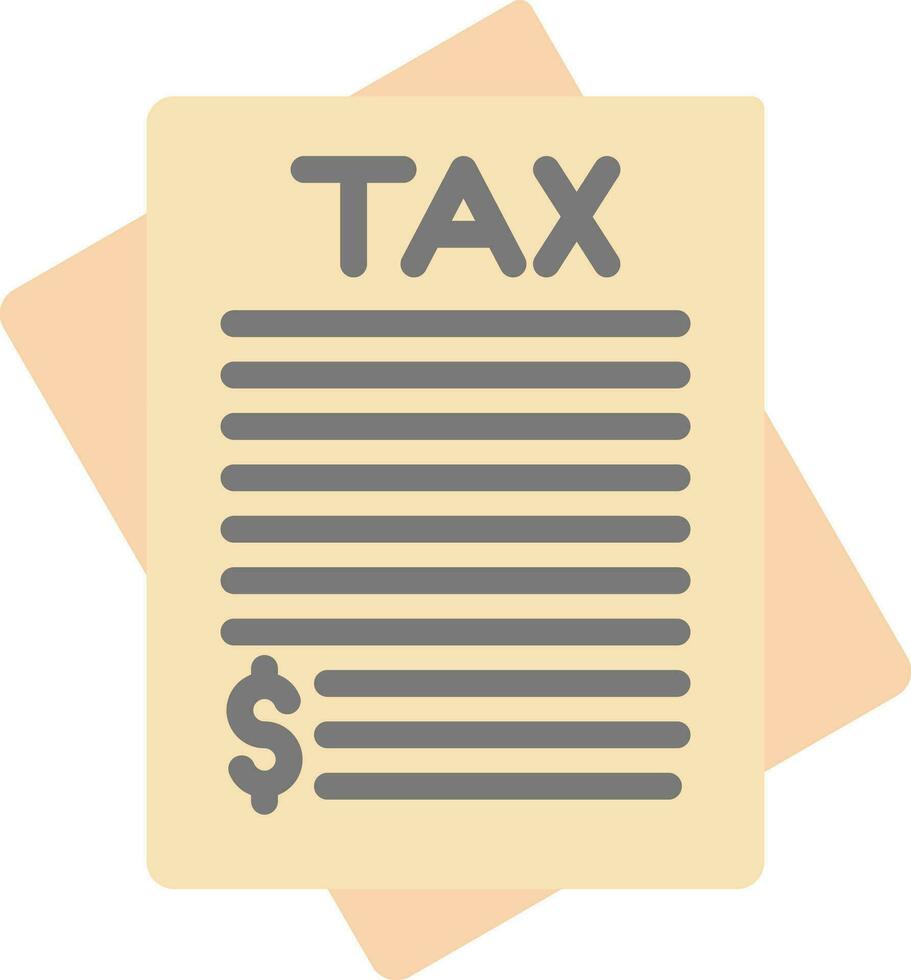 Taxes Vector Icon Design