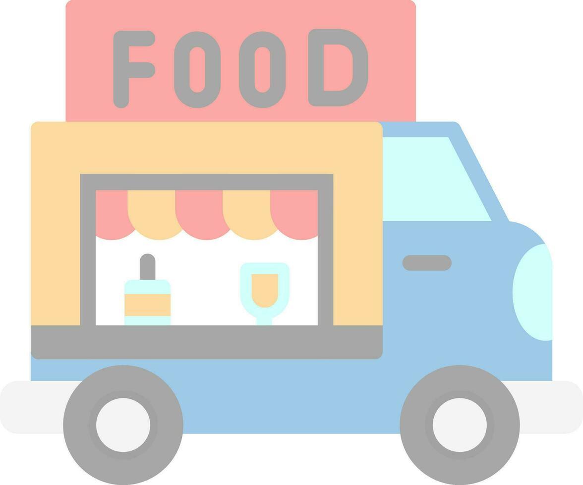 Food Truck Vector Icon Design