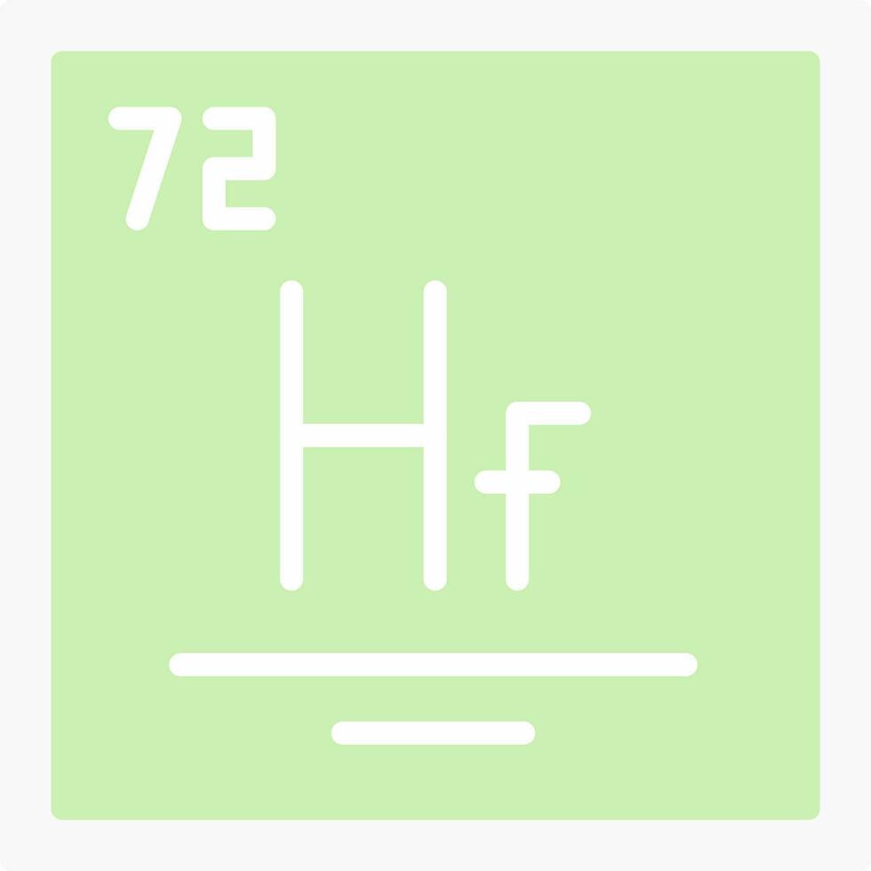 hafnio vector icono diseño