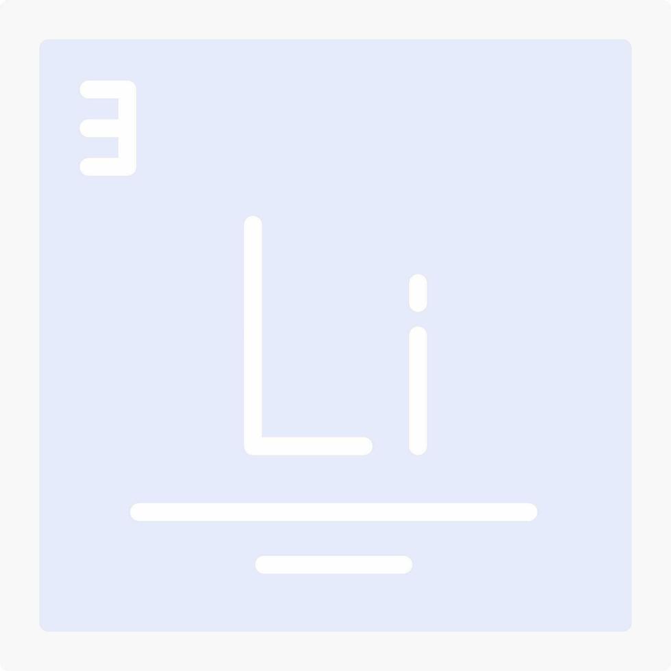 Lithium Vector Icon Design