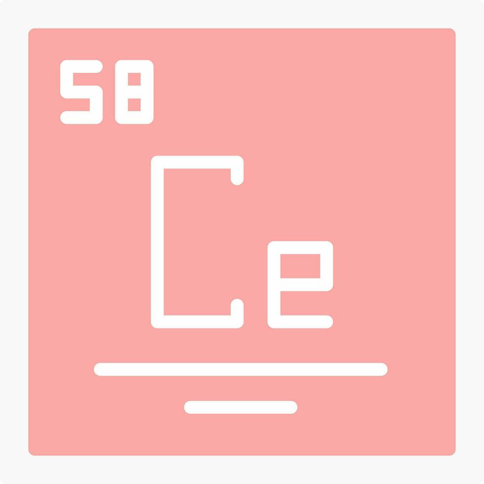 Cerium Vector Icon Design