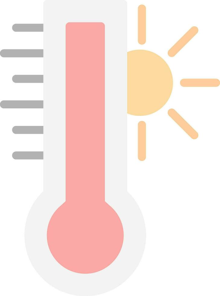 Hot temperature Vector Icon Design