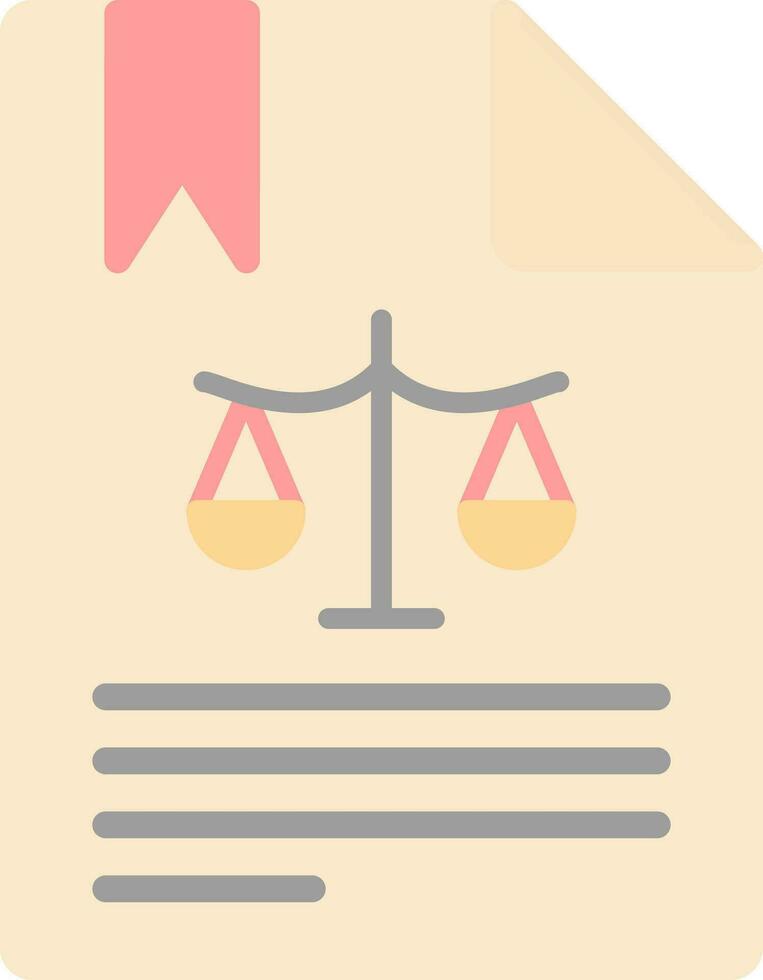 Legal document Vector Icon Design