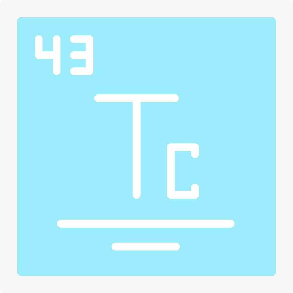 Technetium Vector Icon Design