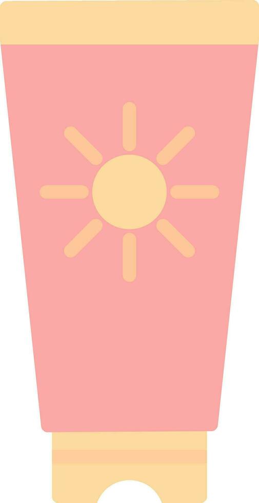 Sun cream Vector Icon Design