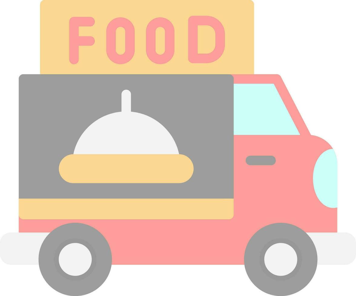 Food Delivery Vector Icon Design