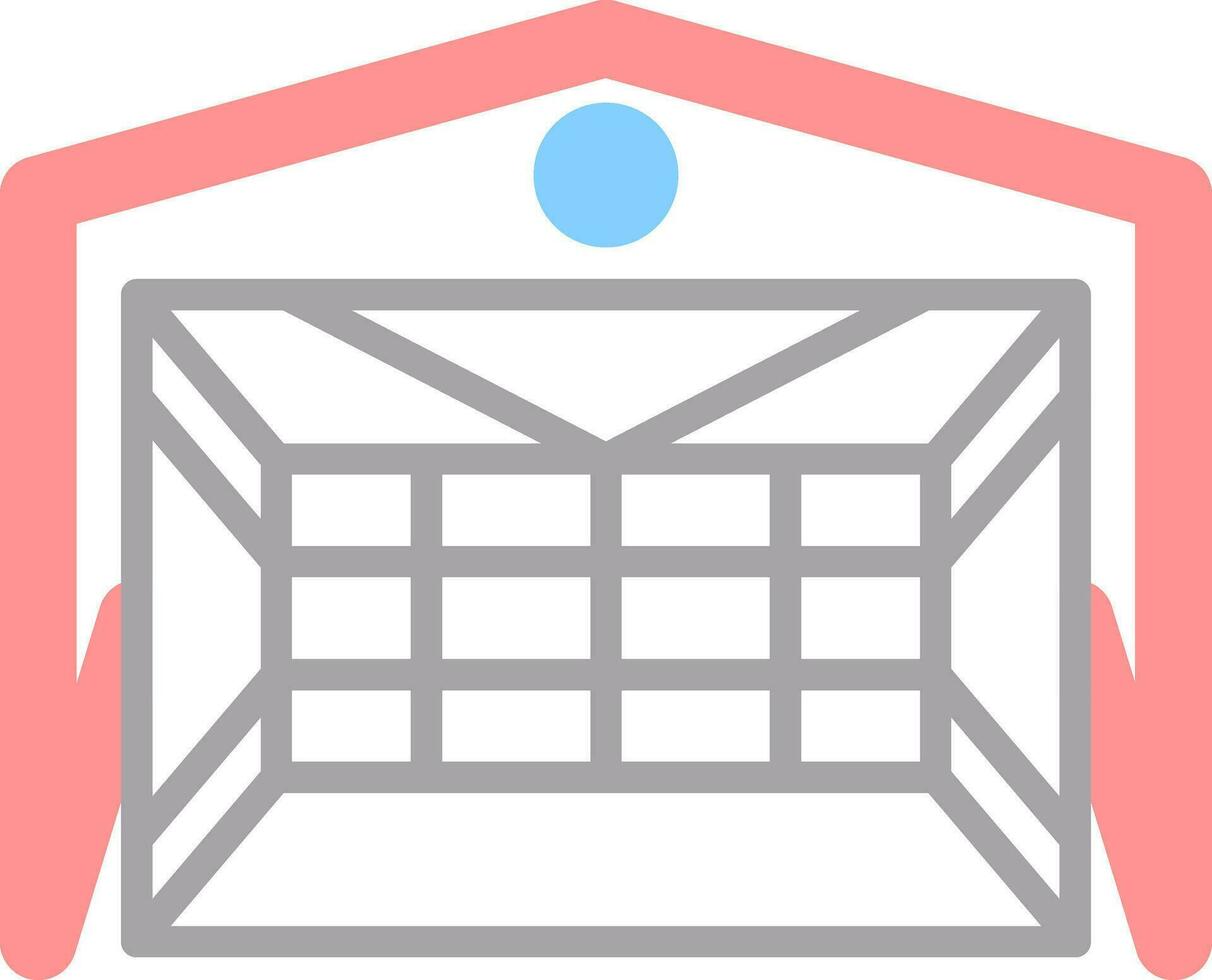 Goal post Vector Icon Design