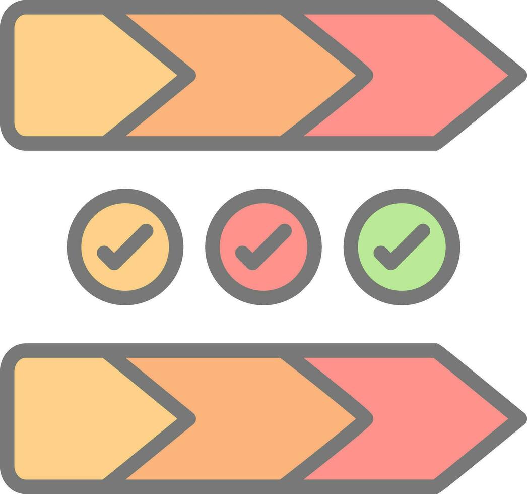 Value chain Vector Icon Design