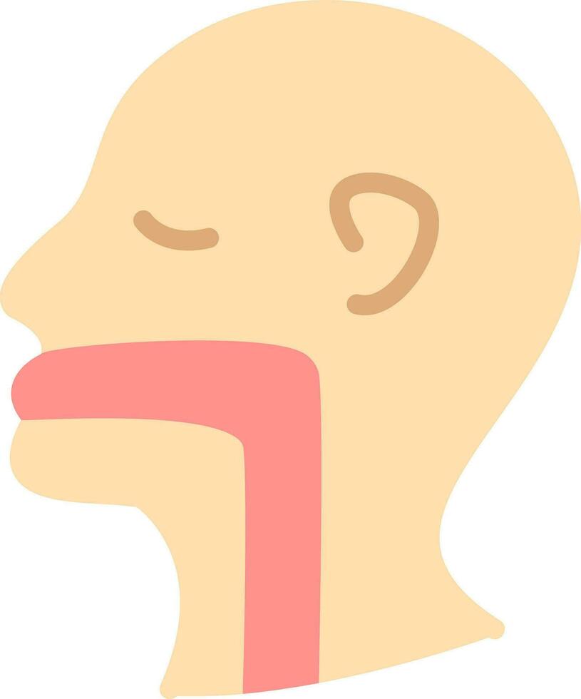 Throat Vector Icon Design