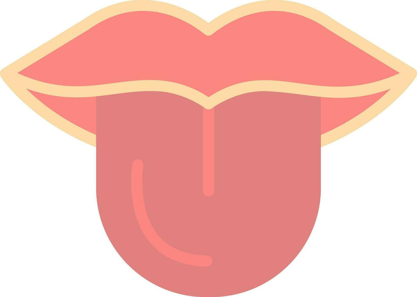 Tongue Vector Icon Design