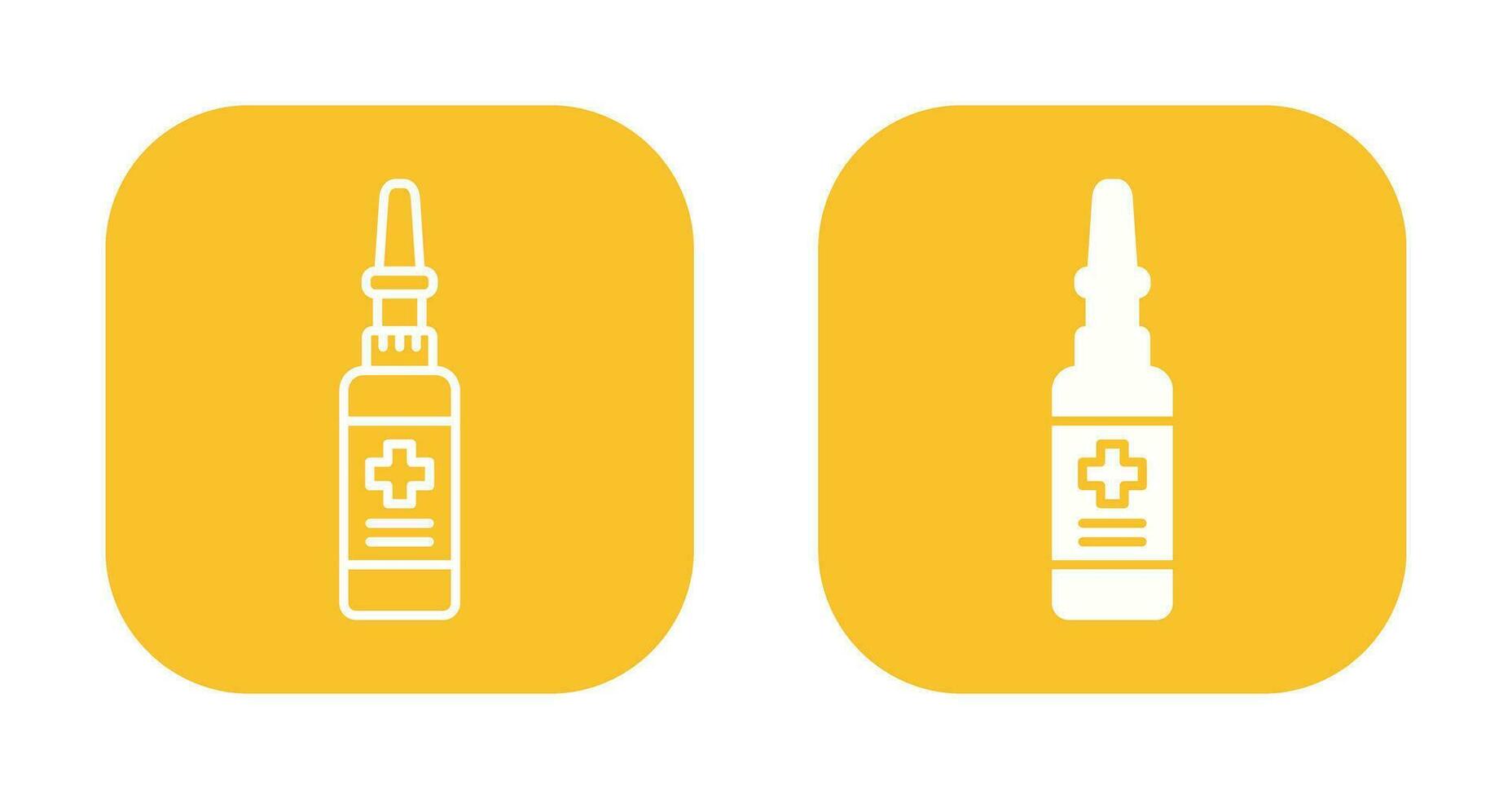 Nasal Spray Vector Icon