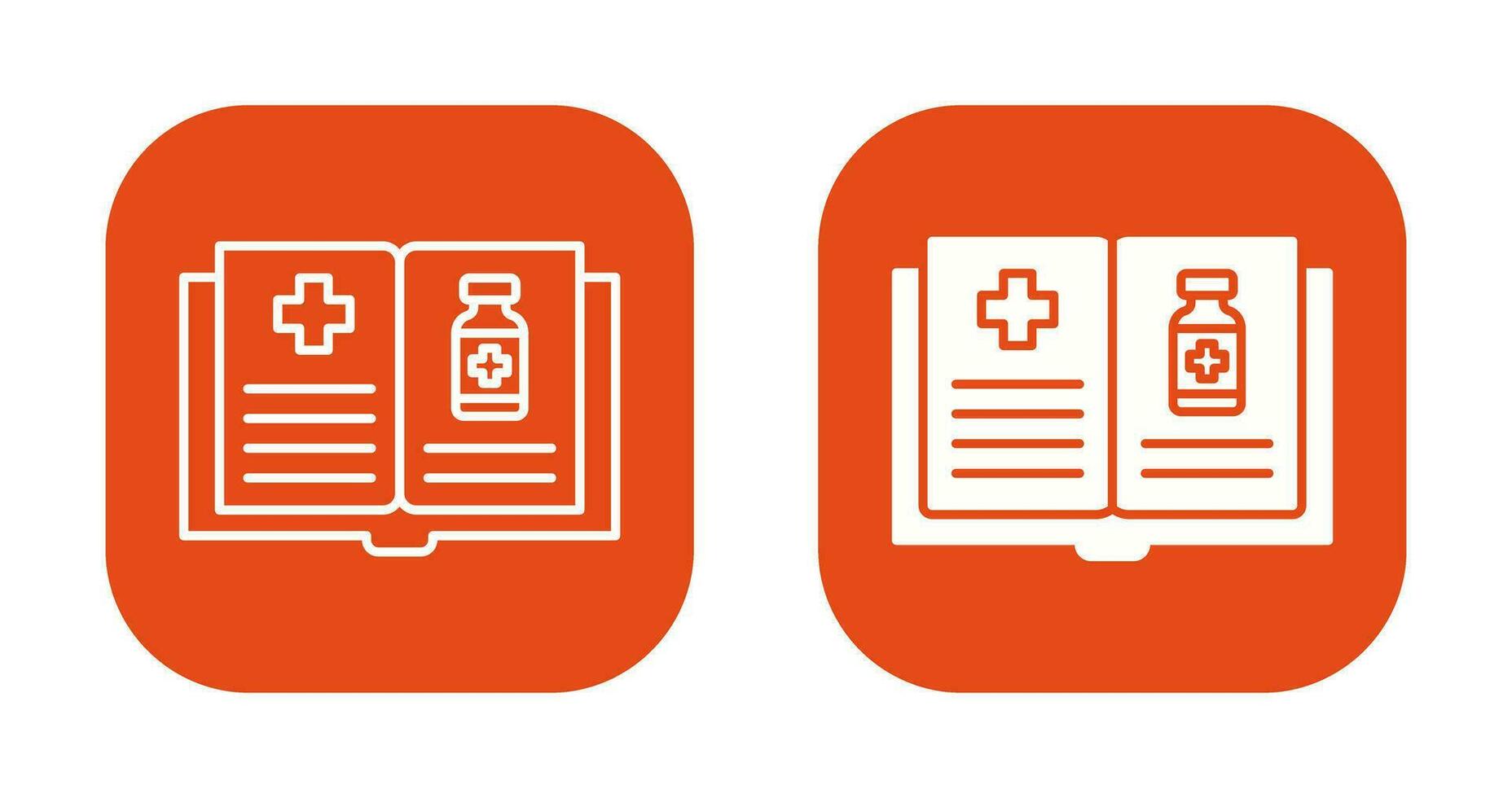 Medical Book Vector Icon