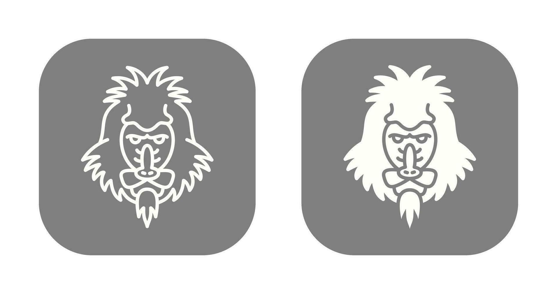 Mandrill Vector Icon