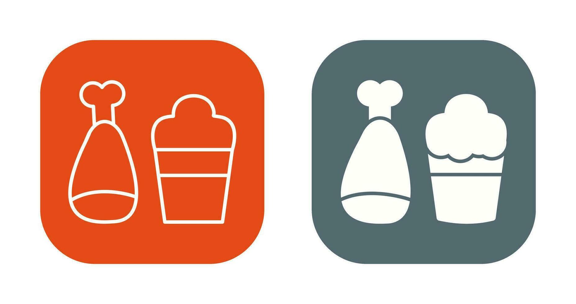 Food and Beer Vector Icon