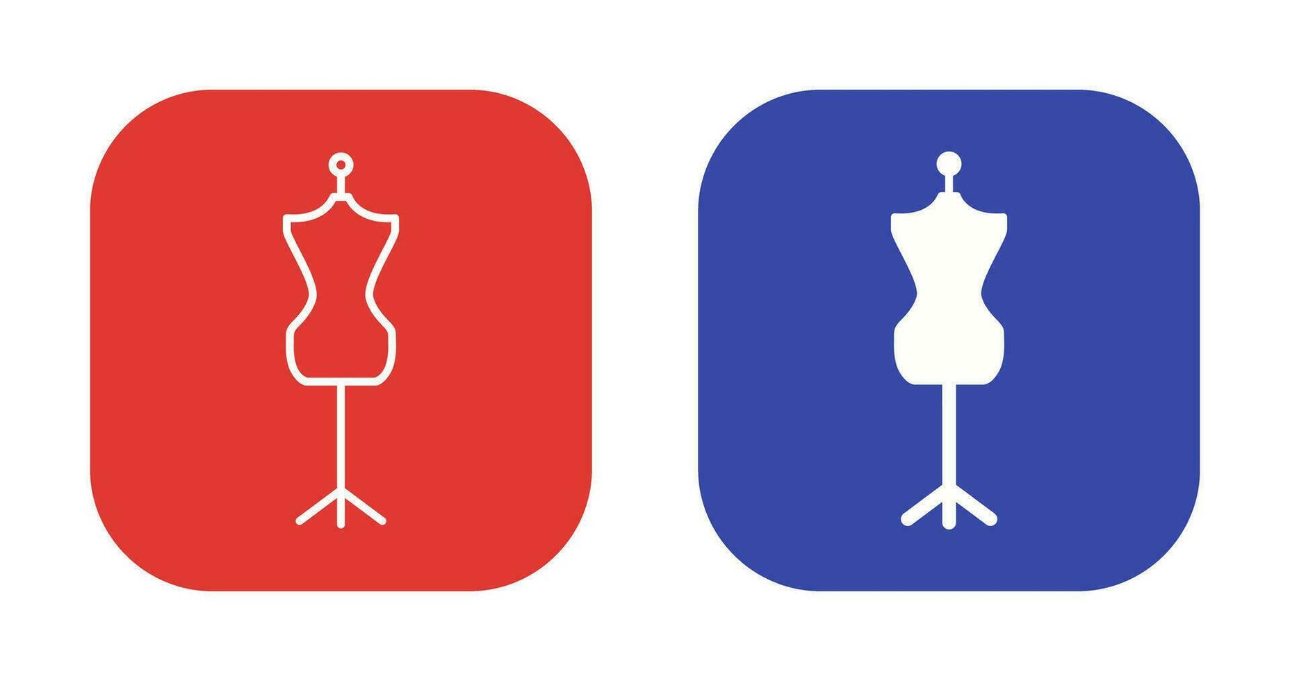 Dress Holder Vector Icon