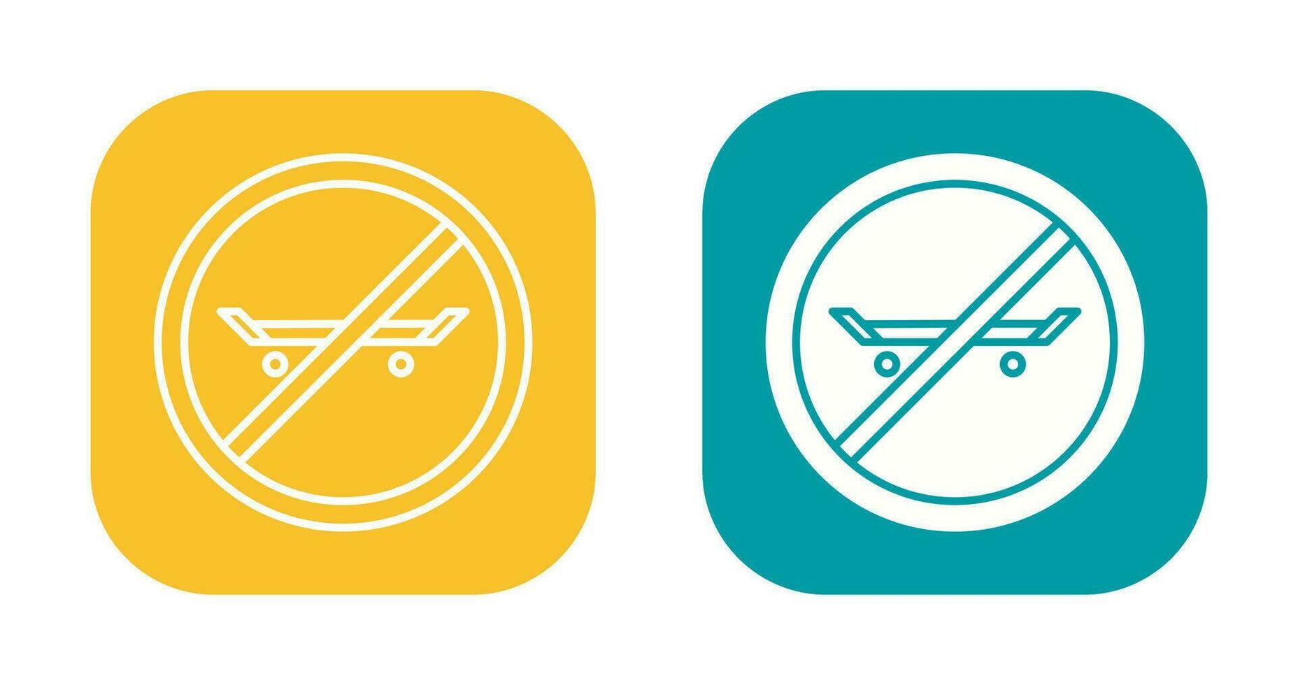 No Skating Vector Icon