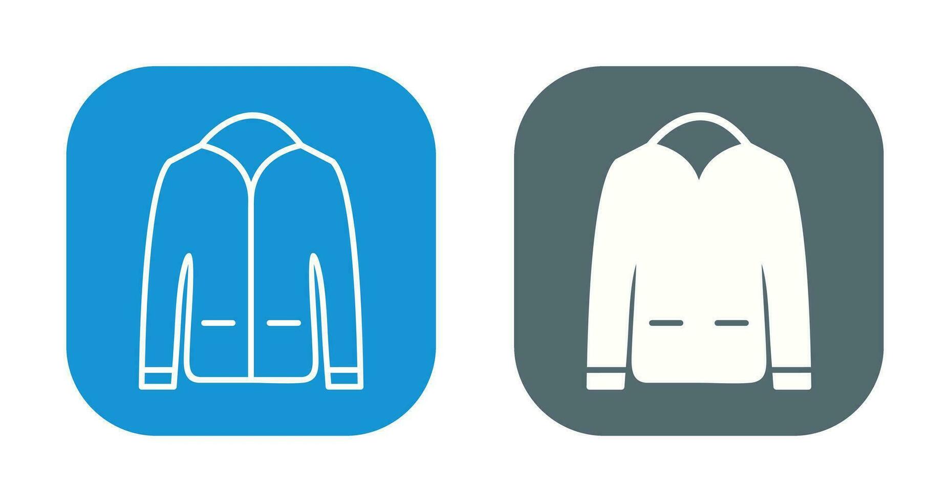 icono de vector de chaqueta de hombre