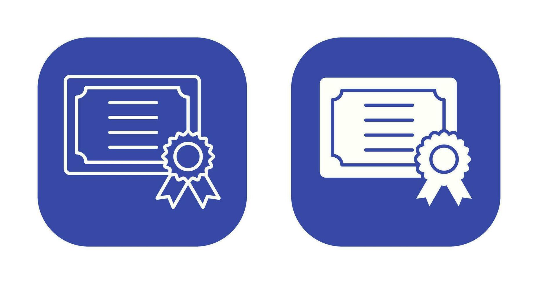 Certificate Vector Icon
