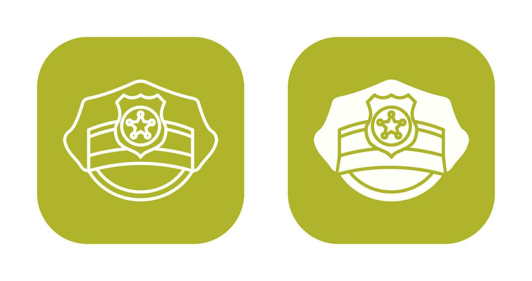 Police Hat Vector Icon