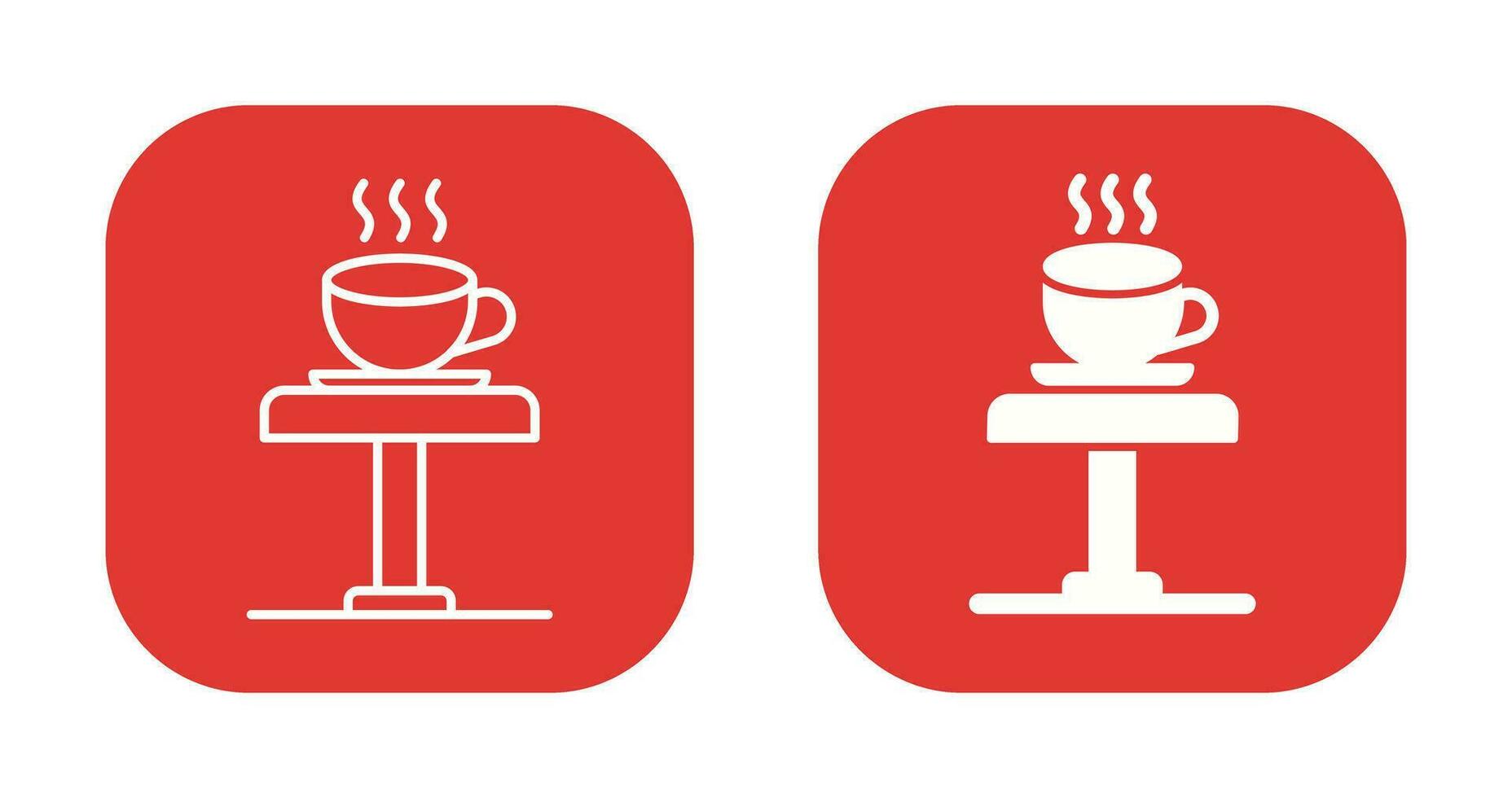 Coffee Table Vector Icon