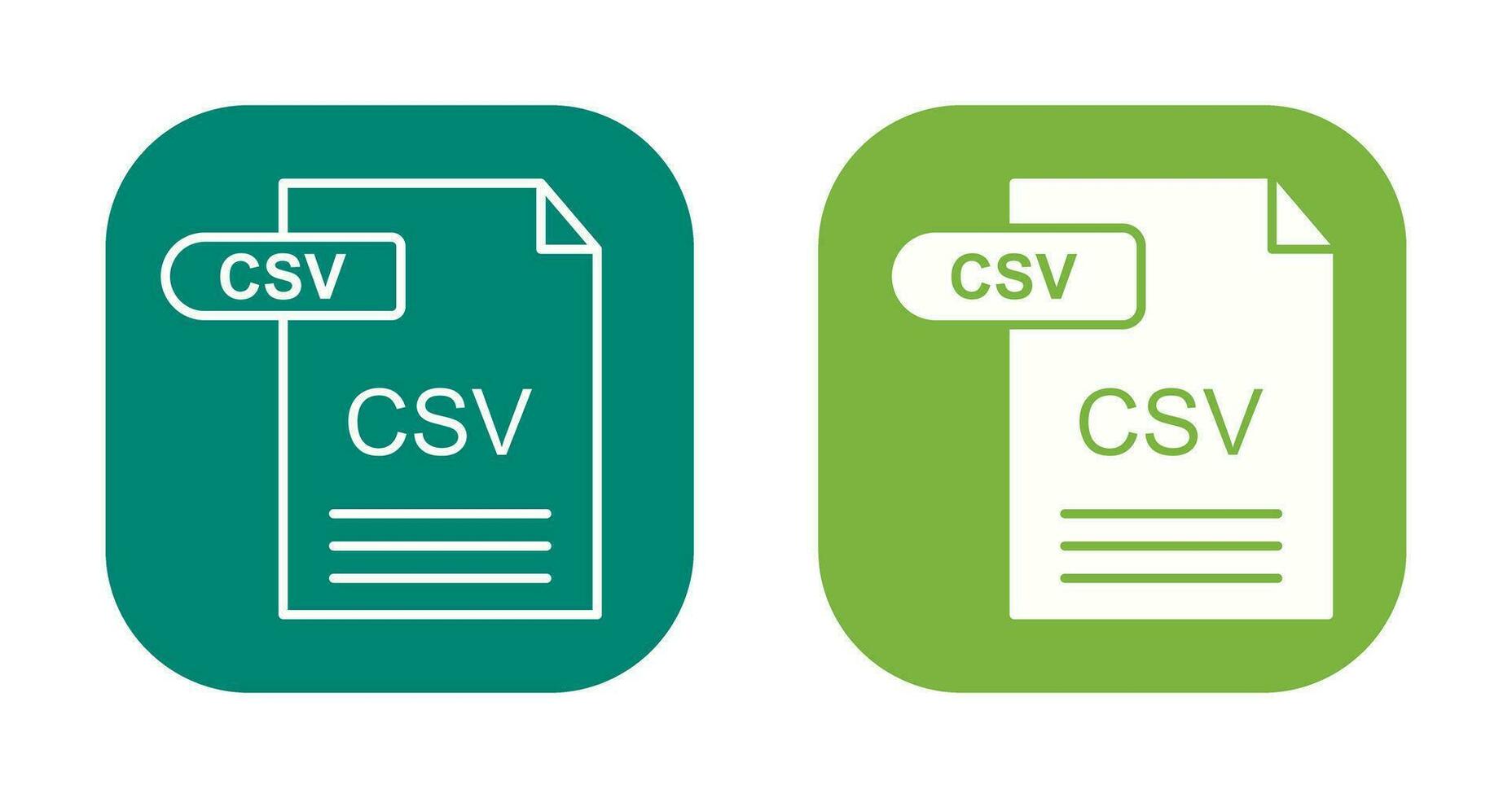 CSV Vector Icon