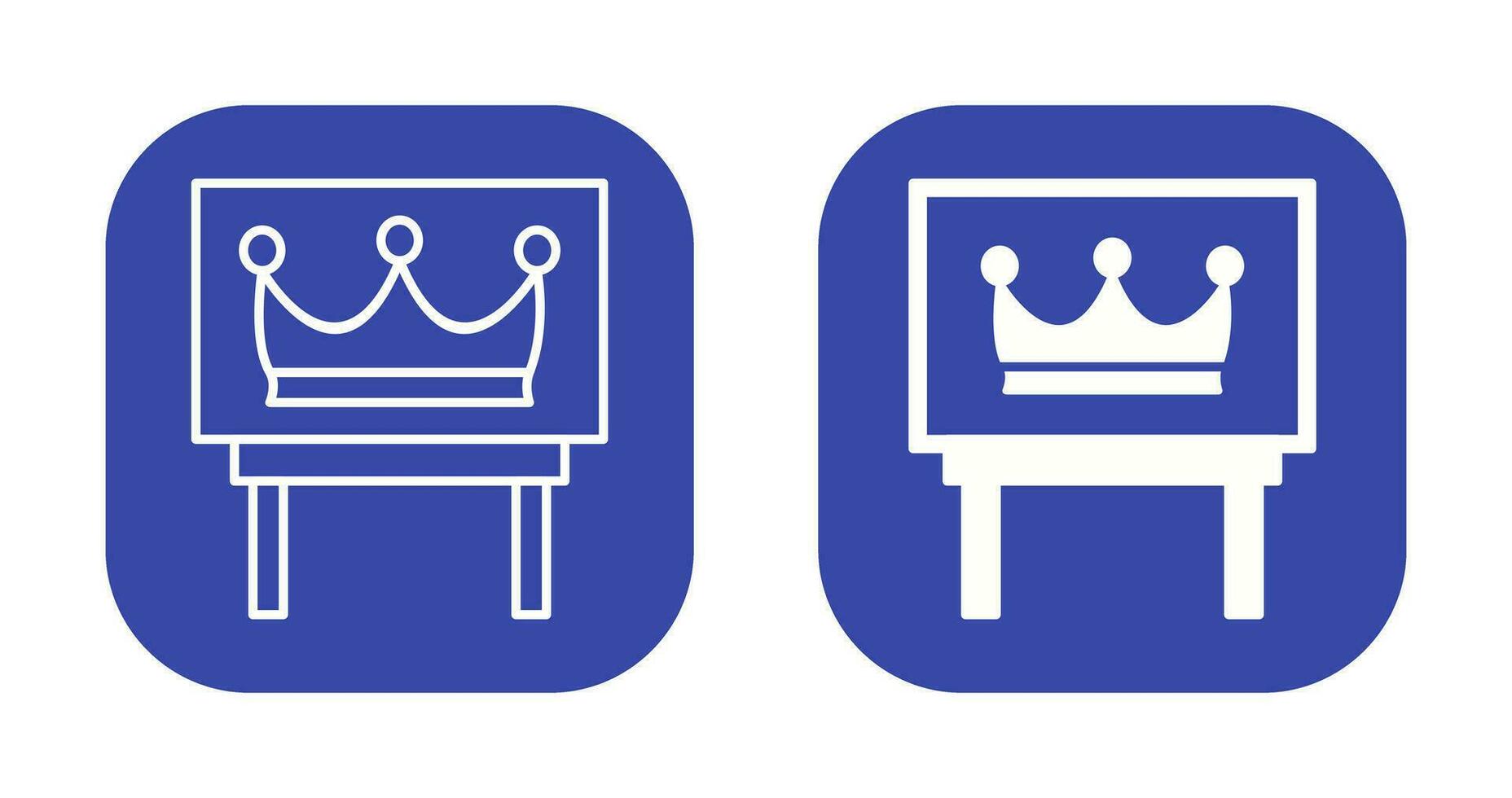 Crown Exhibit Vector Icon