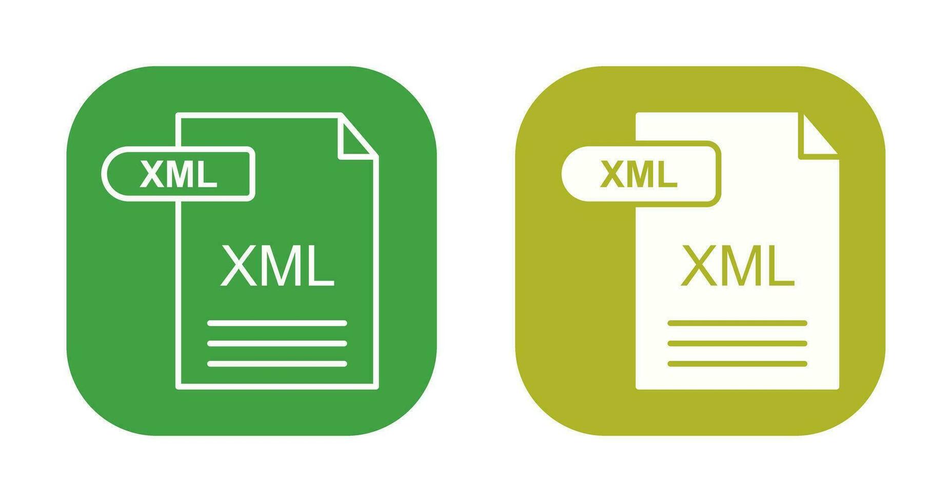 XML Vector Icon