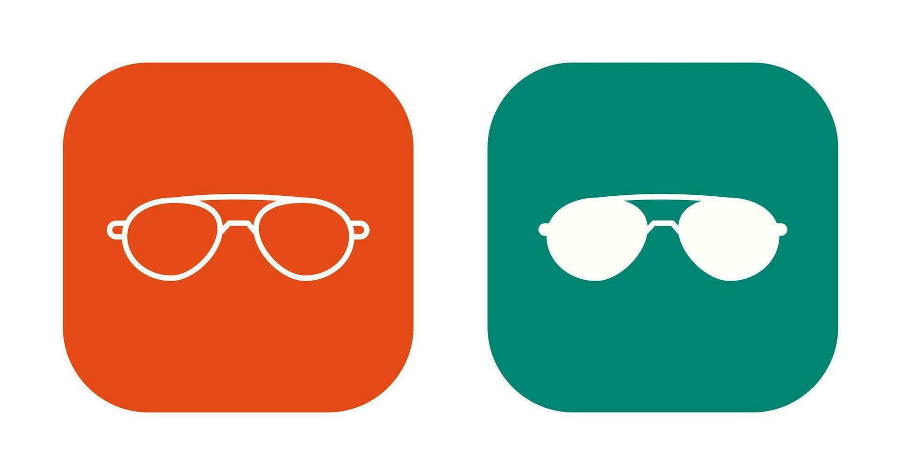 icono de vector de gafas de sol