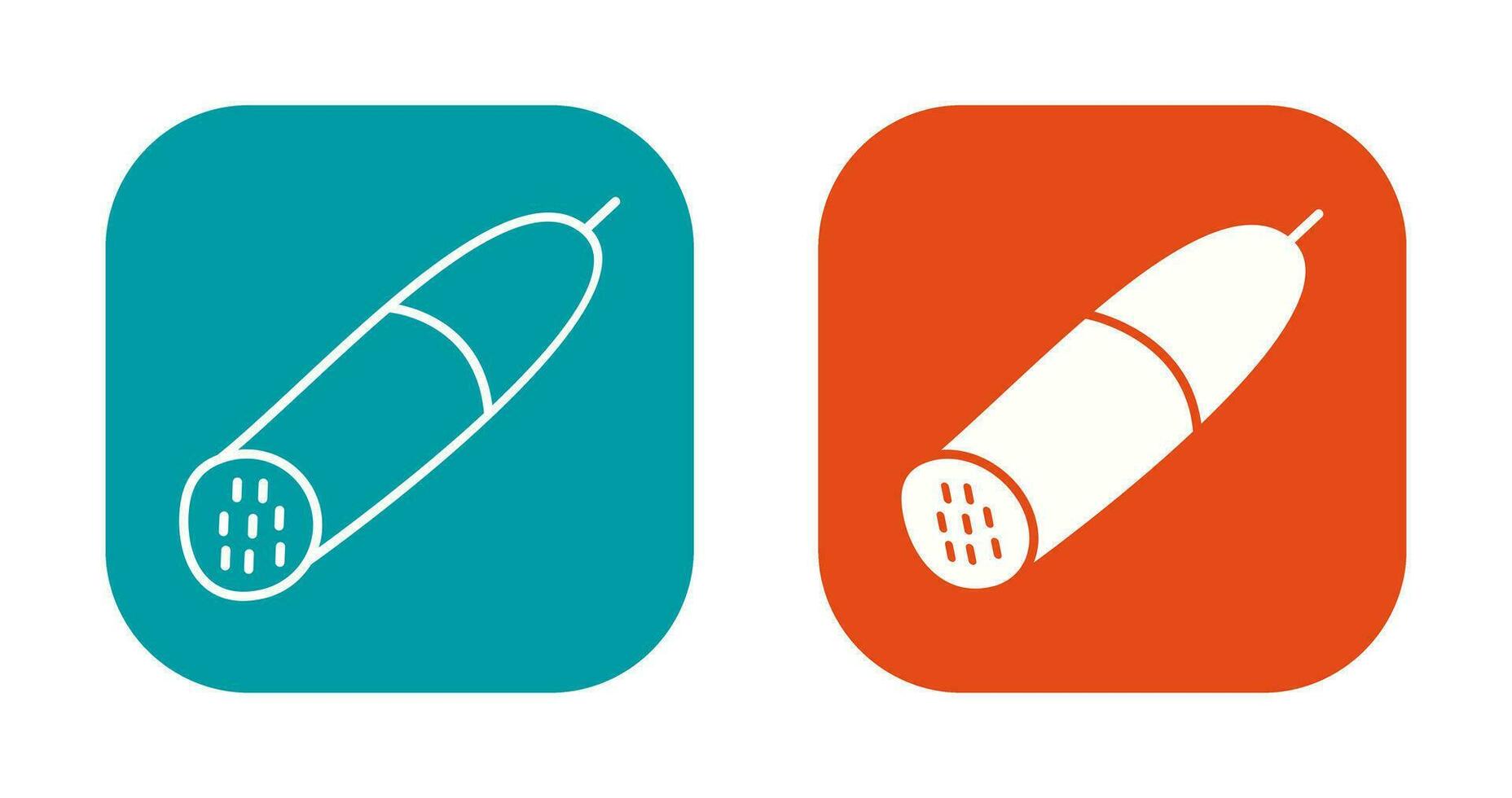 Salami Vector Icon