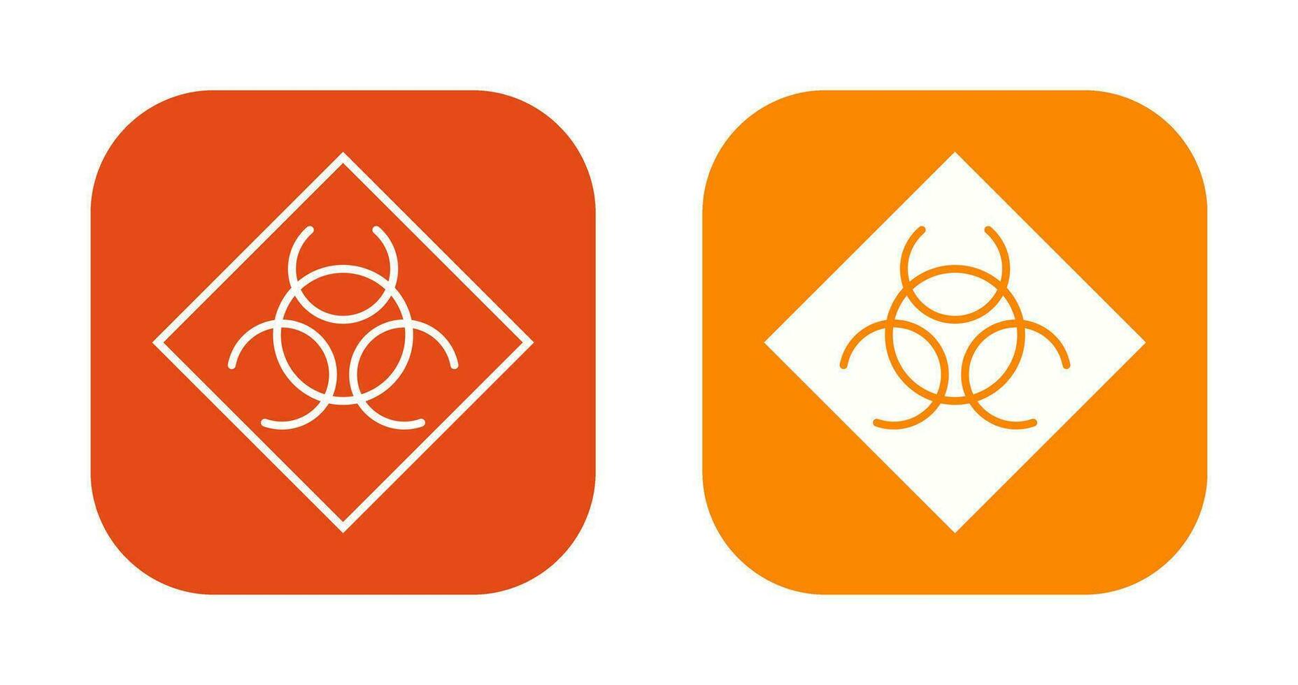 Biological Hazard Vector Icon