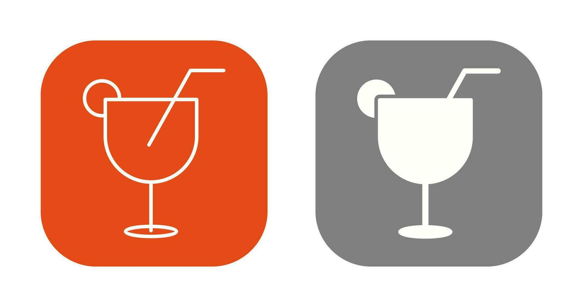 Unique Drinks Vector Icon
