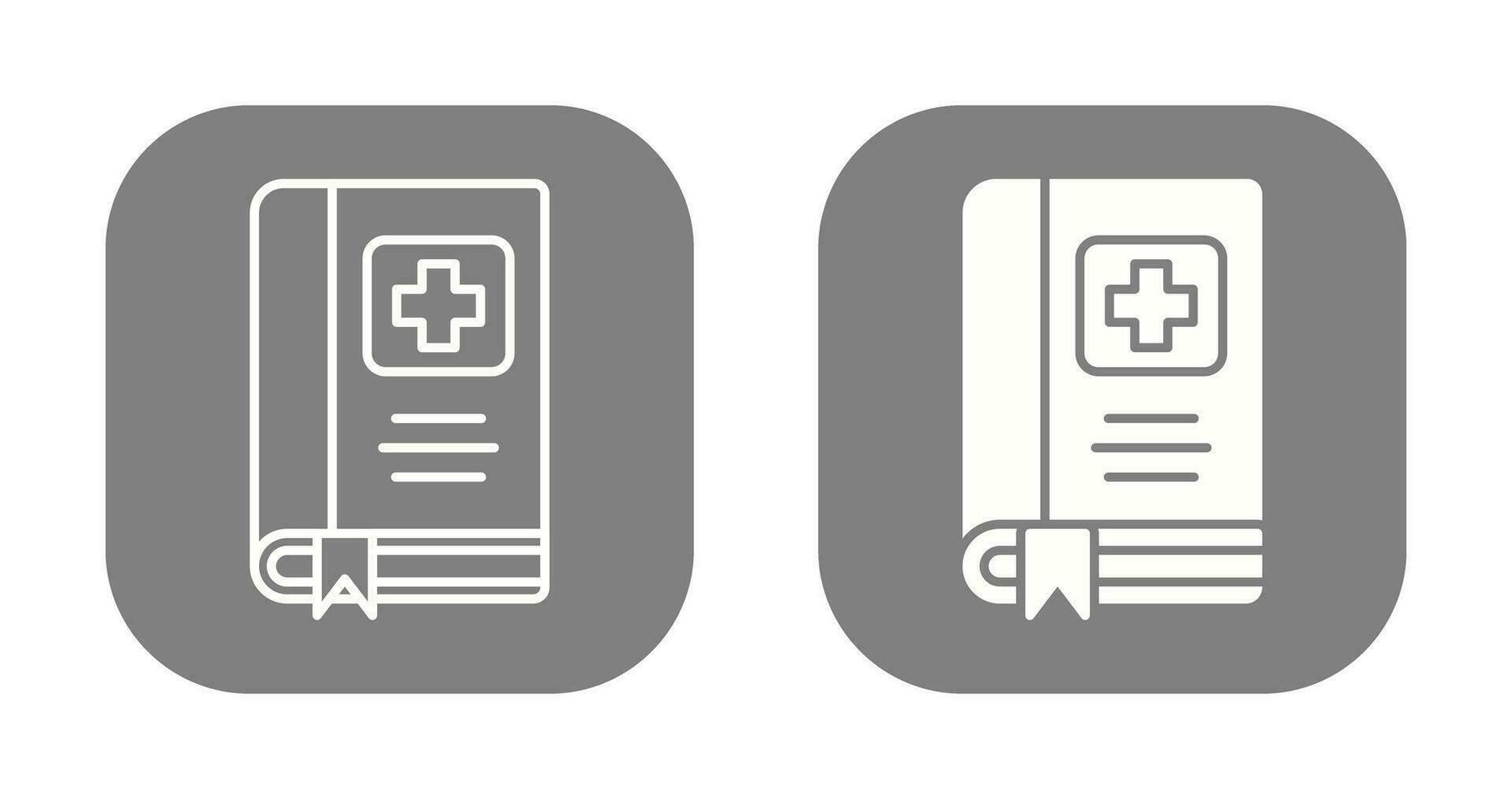 Medical Book Vector Icon