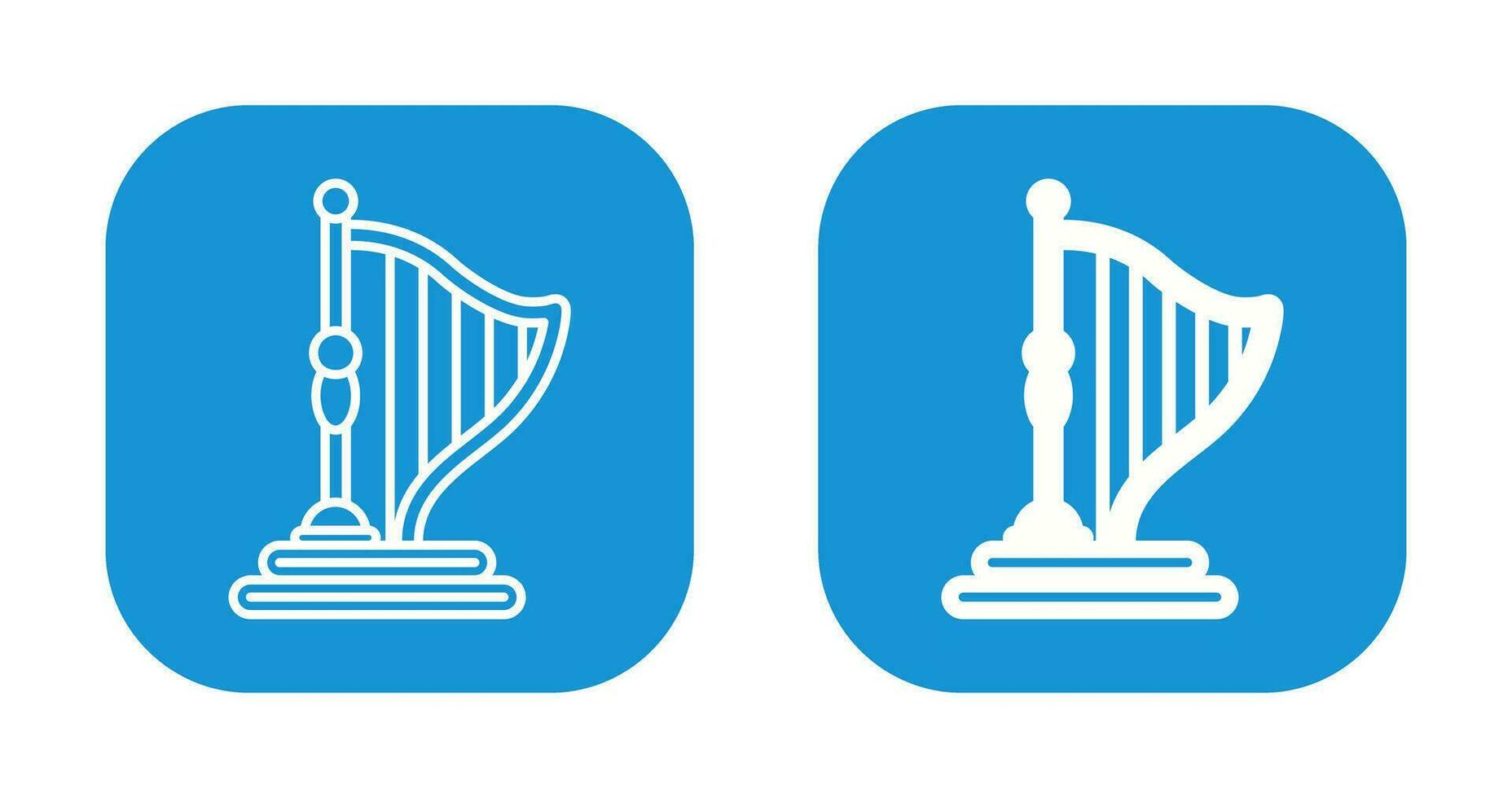 Harp Vector Icon