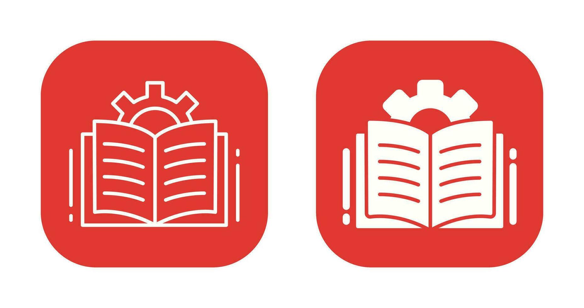 Open Book Vector Icon