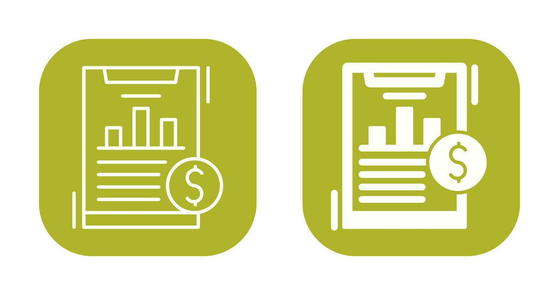 Financial Analytics Vector Icon