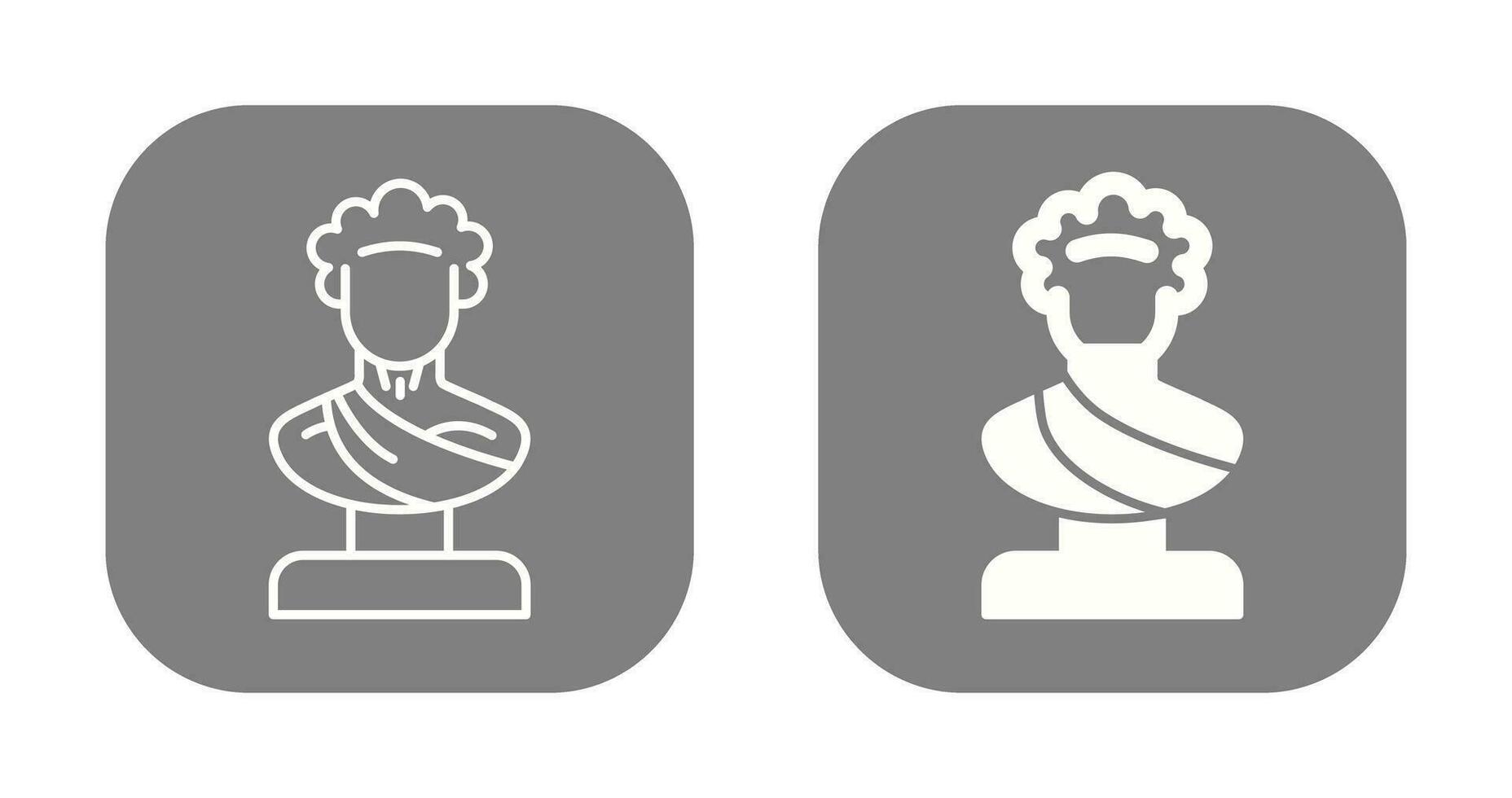 icono de vector de estatua