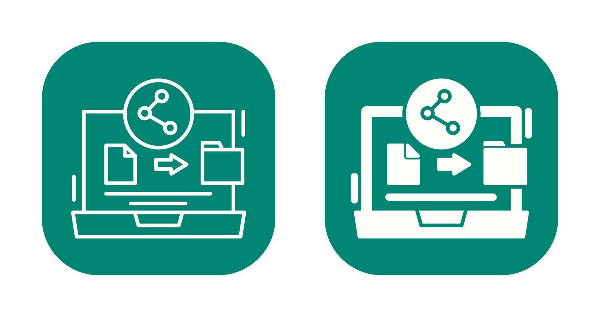 File Share Vector Icon 24899310 Vector Art at Vecteezy