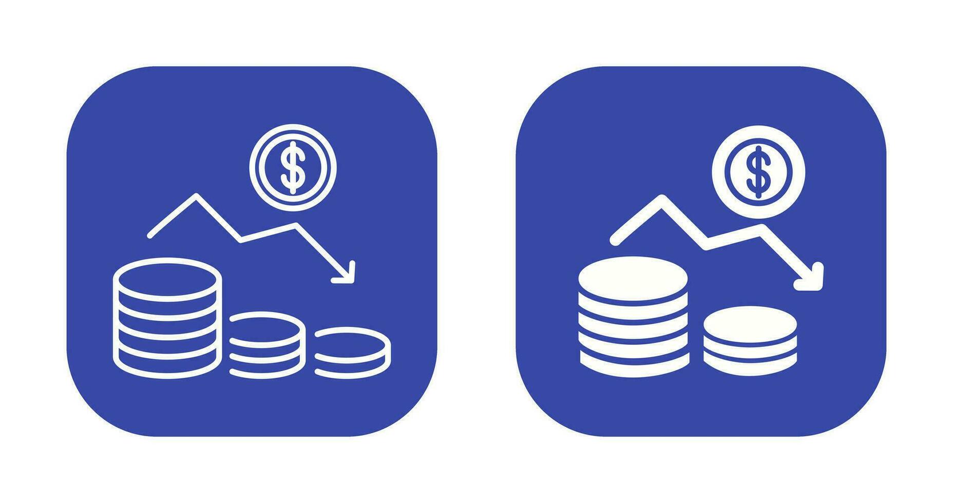 Money Loss Vector Icon