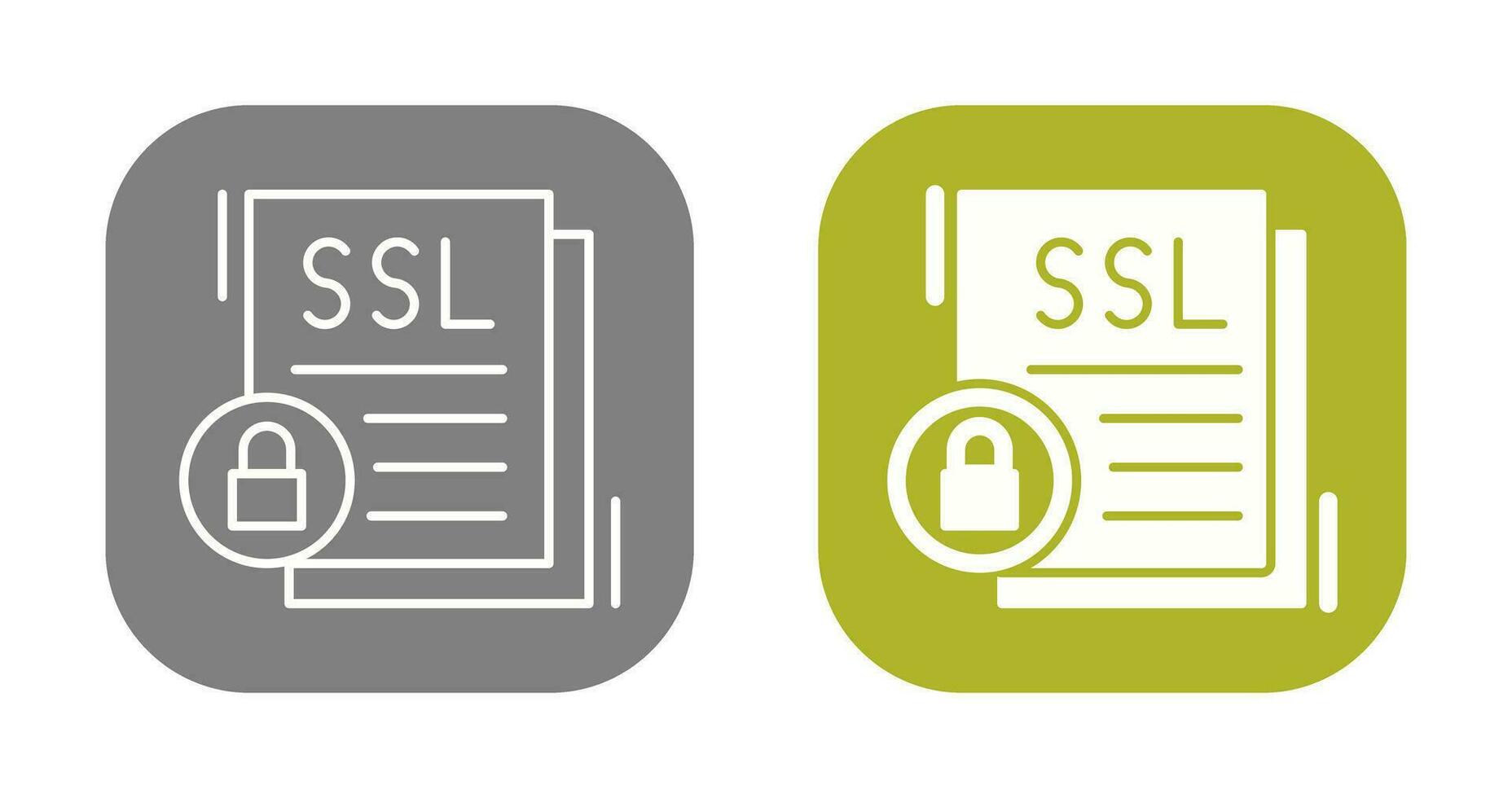 icono de vector de ssl