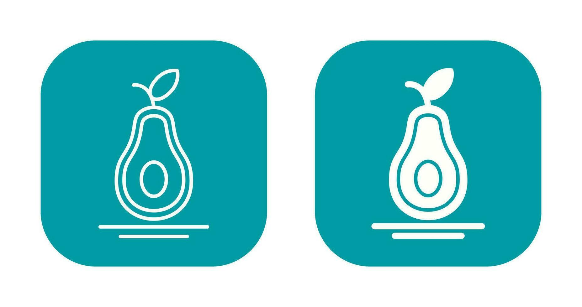 Avocado Vector Icon