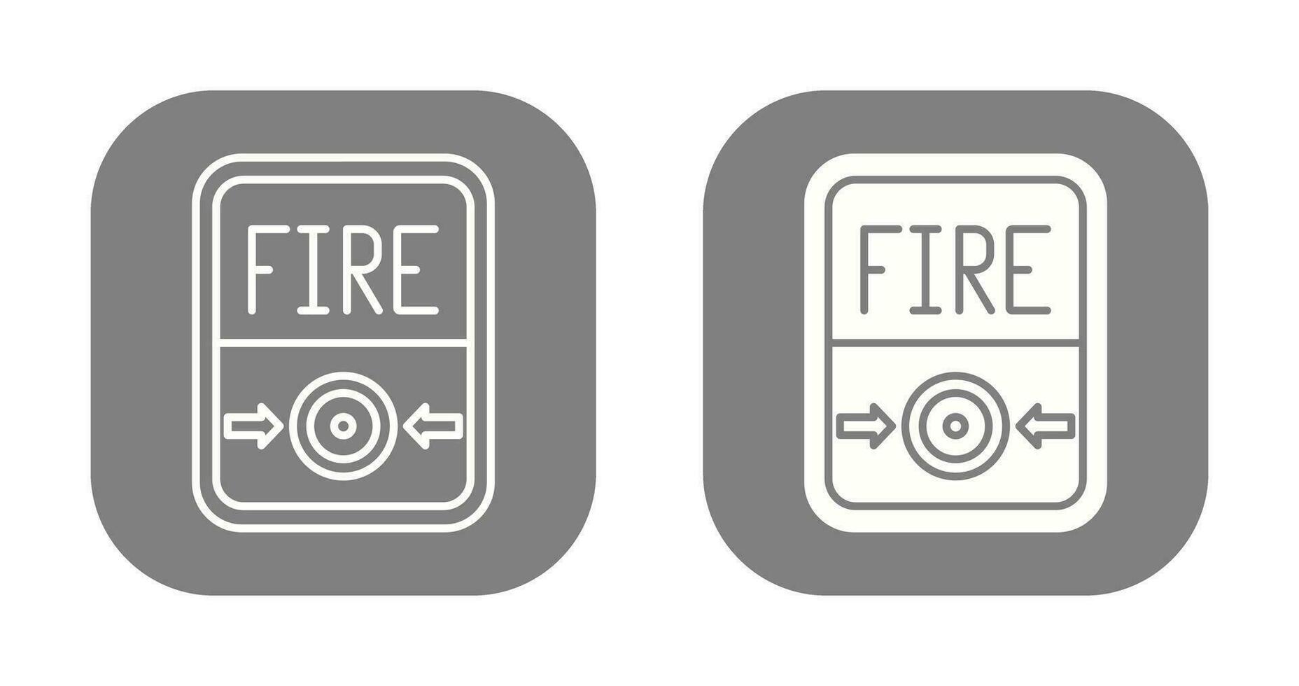 Fire Button Vector Icon